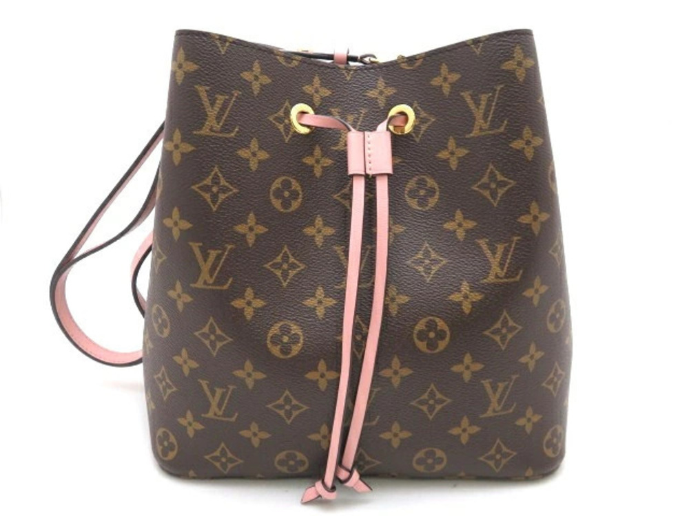 LOUIS VUITTON Shoulder Bag Neo Noe Monogram Rose Pink Poudre